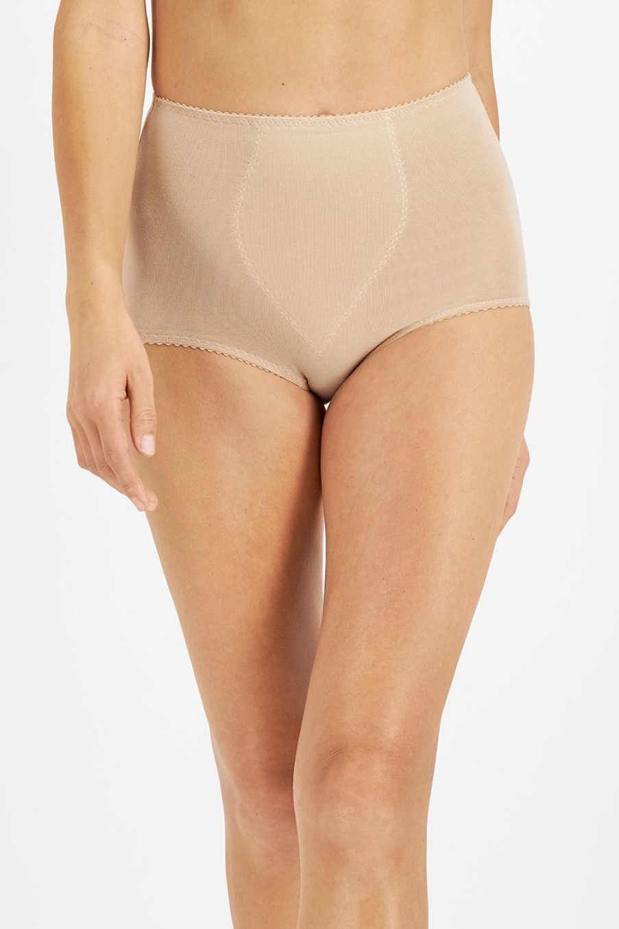 Underwear Playtex | Playtex Cotton Rich Full Brief Nude