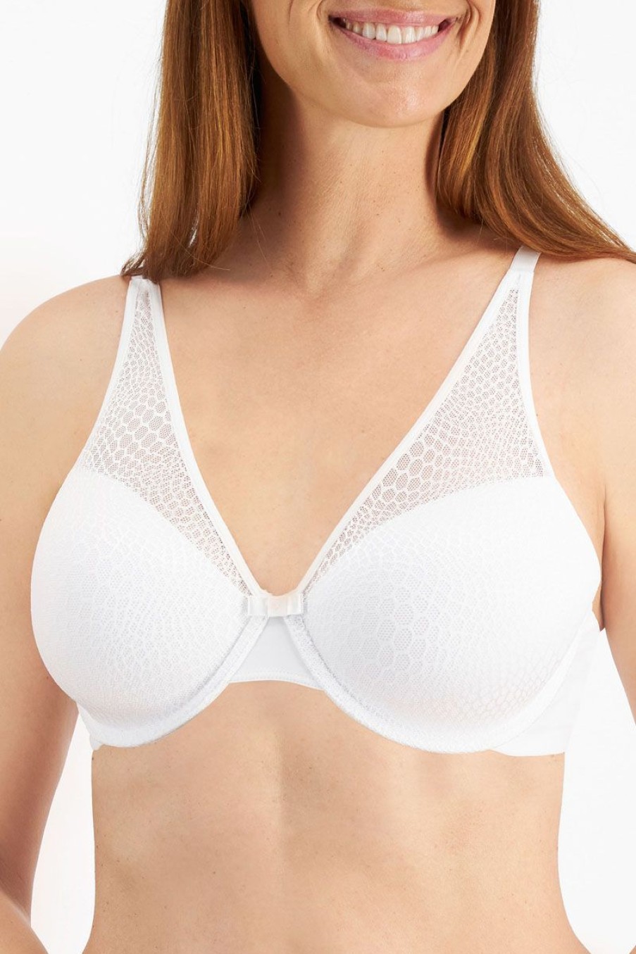 Curves Playtex | Playtex Ultralight Contour Bra White