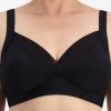 Curves Playtex | Playtex Ultralight Elegance Non Contour Bra Black