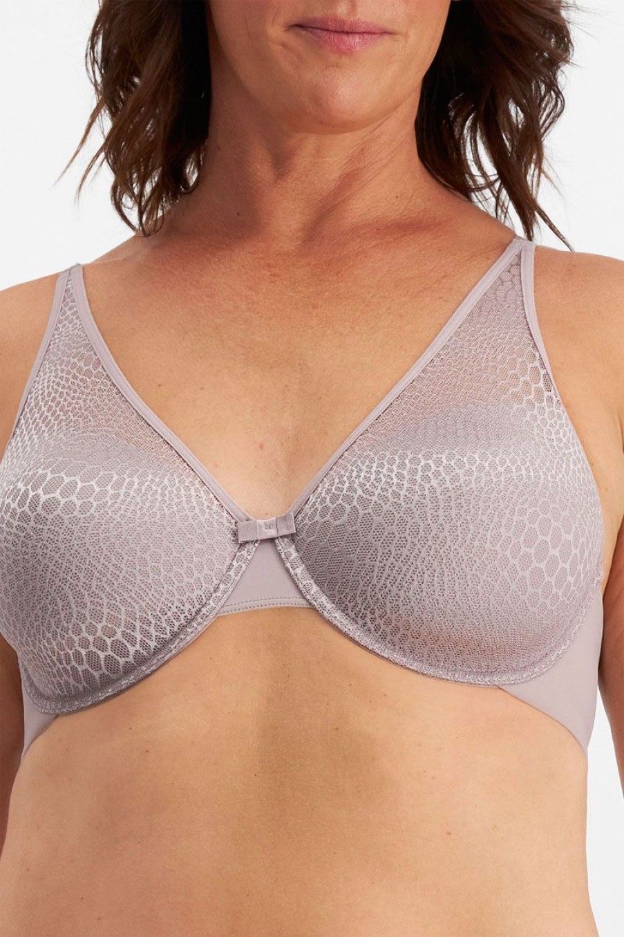 Curves Playtex | Playtex Ultralight Contour Bra Warm Steel