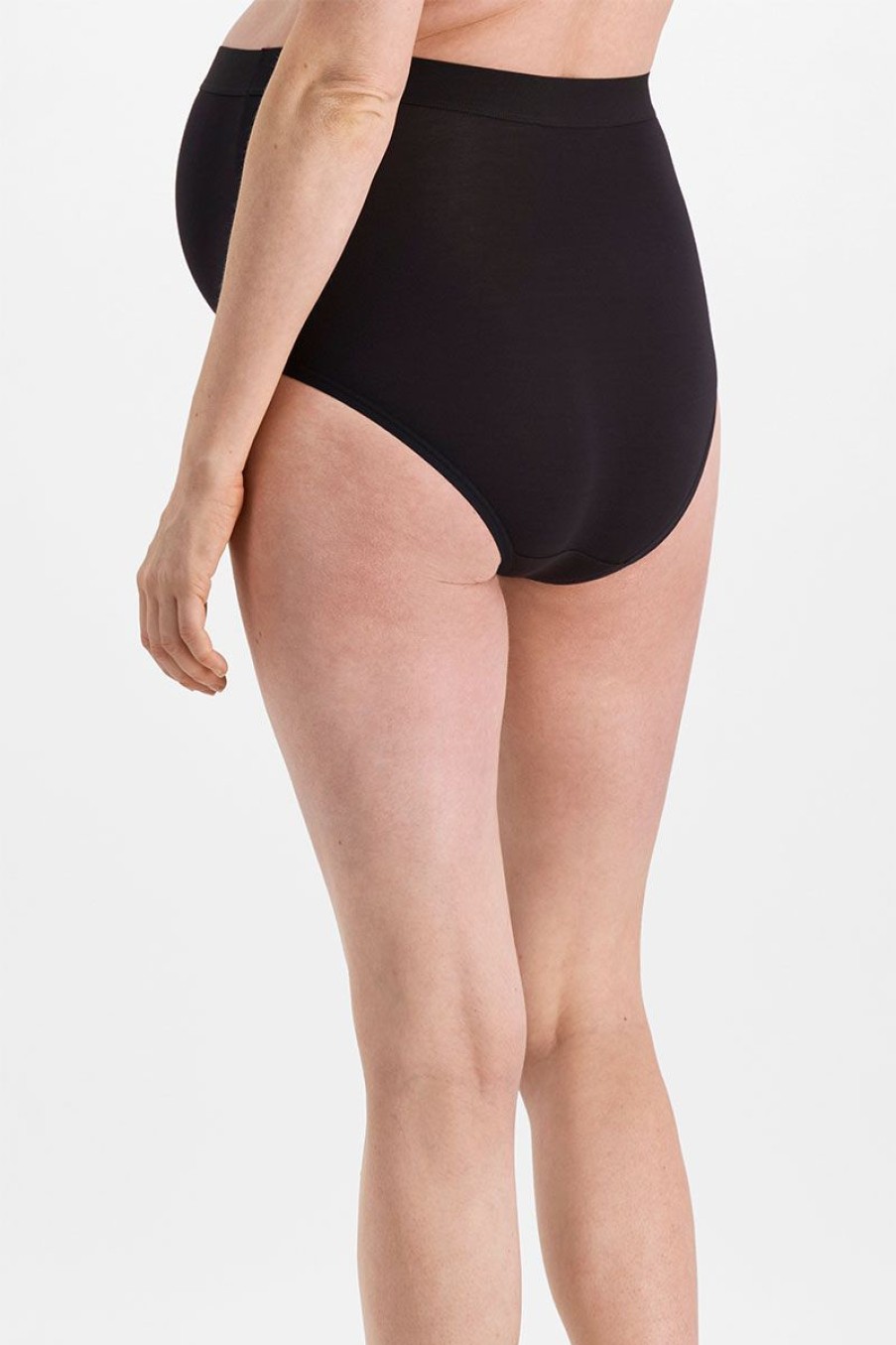 Underwear Maternity | Life Maternity Over The Bump Brief Black