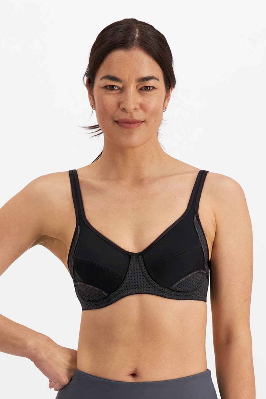 Bras Electrify | Electrify Underwire Bra Black Mesh