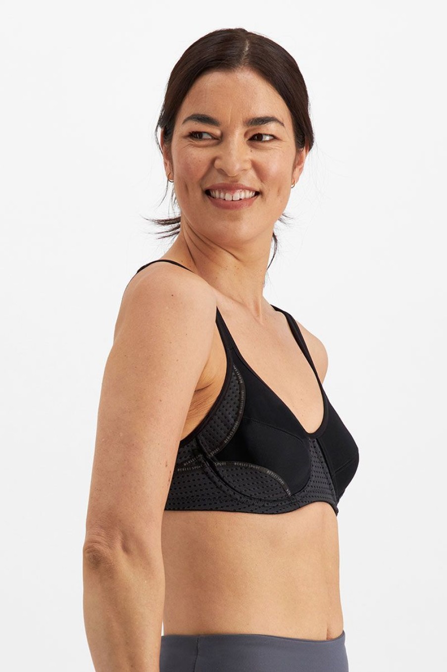 Bras Electrify | Electrify Underwire Bra Black Mesh