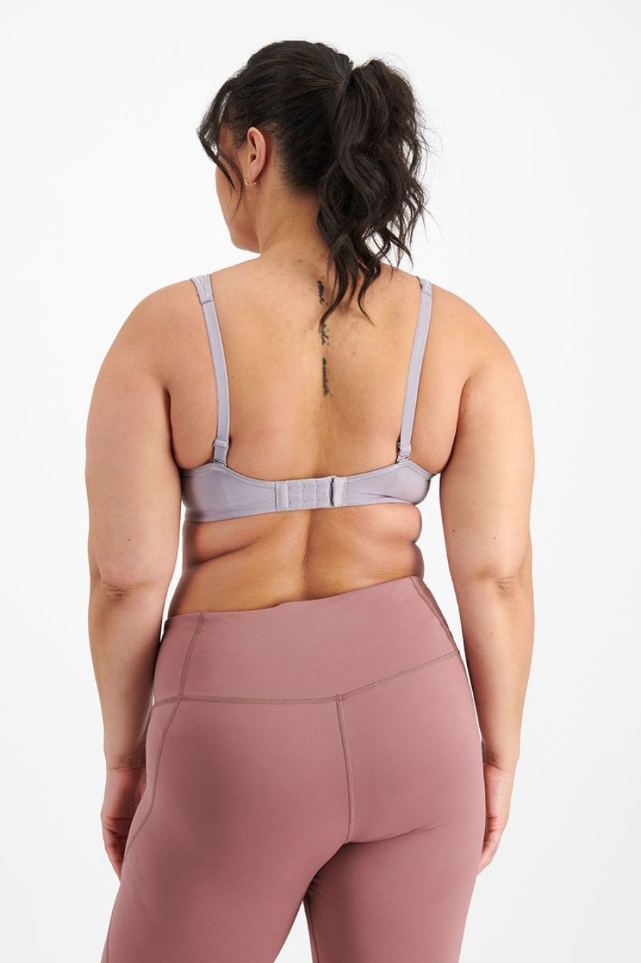 Bras Full Support | Full Support Non-Padded Sports Bra Clouds