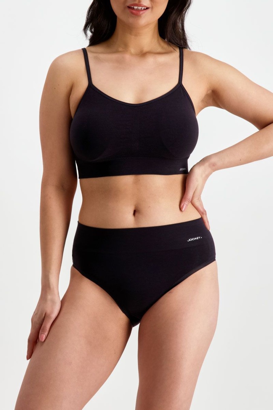 Underwear JocHot | Jockey Skimmies Hi Cut Black