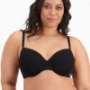 Curves Because | Because Lightly Lined Contour Bra Black