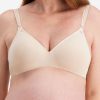 Curves Barely There | Barely There Cotton Rich Maternity Bra Soft Powder