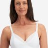 Curves Playtex | Playtex Ultralight Elegance Non Contour Bra White