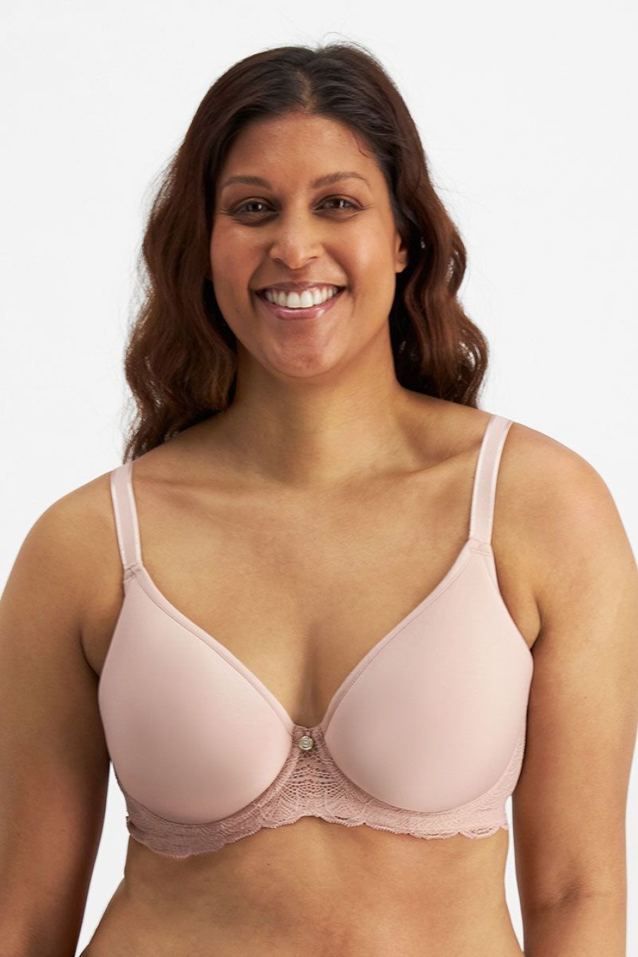 Bras Lift & Shape | Lift & Shape T-Shirt Spacer Bra Nude Lace