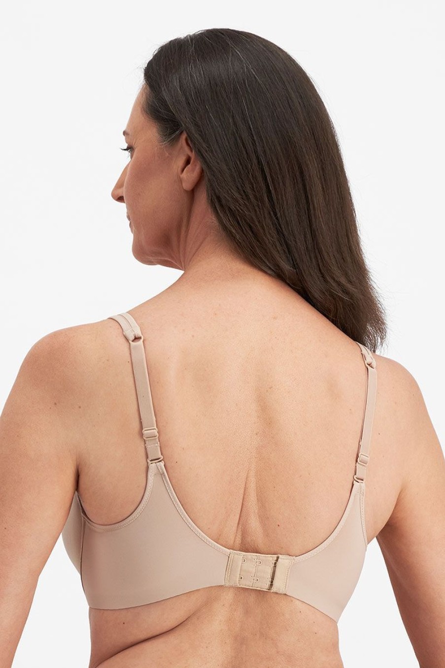 Curves Playtex | Playtex Ultralight Illusion Bra Warm Beige