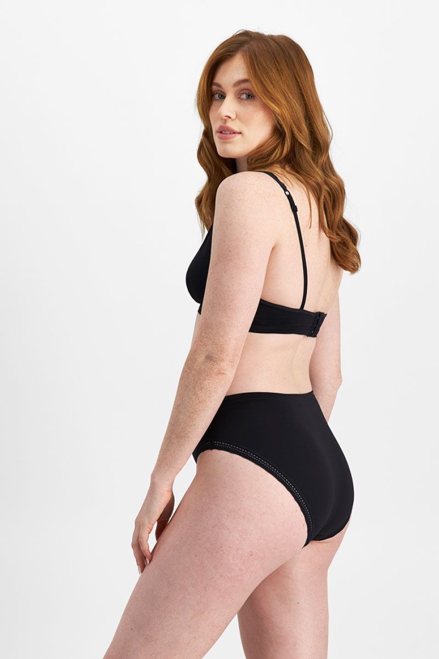 Underwear JocNew | Jockey Parisienne Delicate Hi Cut Black