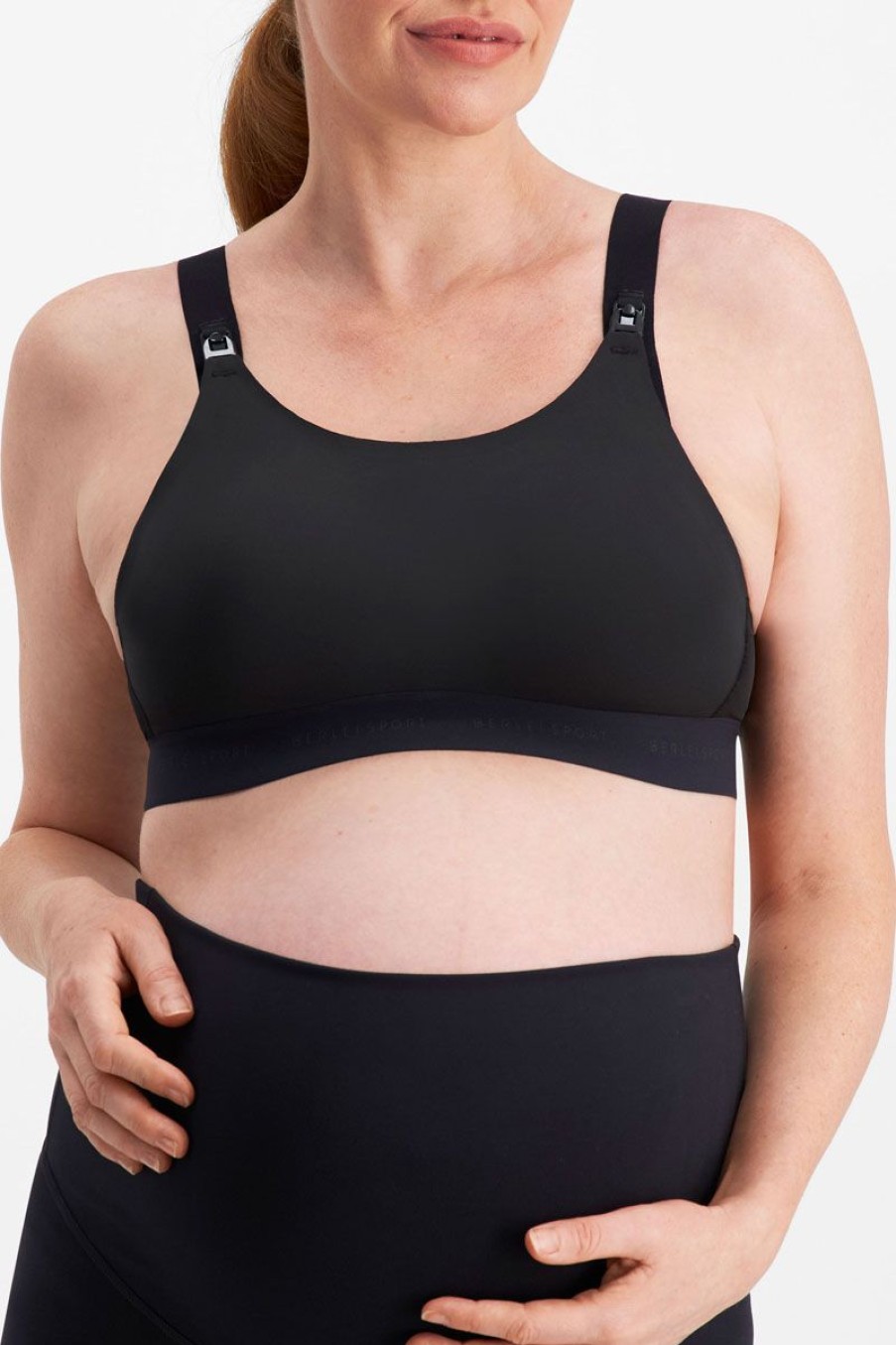 Sport Maternity | Life Maternity Active Crop Black