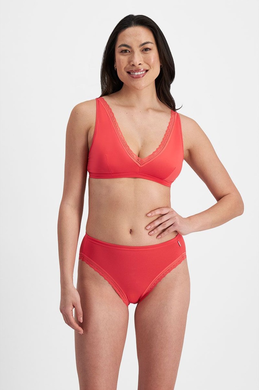 Underwear JocHot | Jockey Parisienne Delicate Bikini Grapefruit Zing