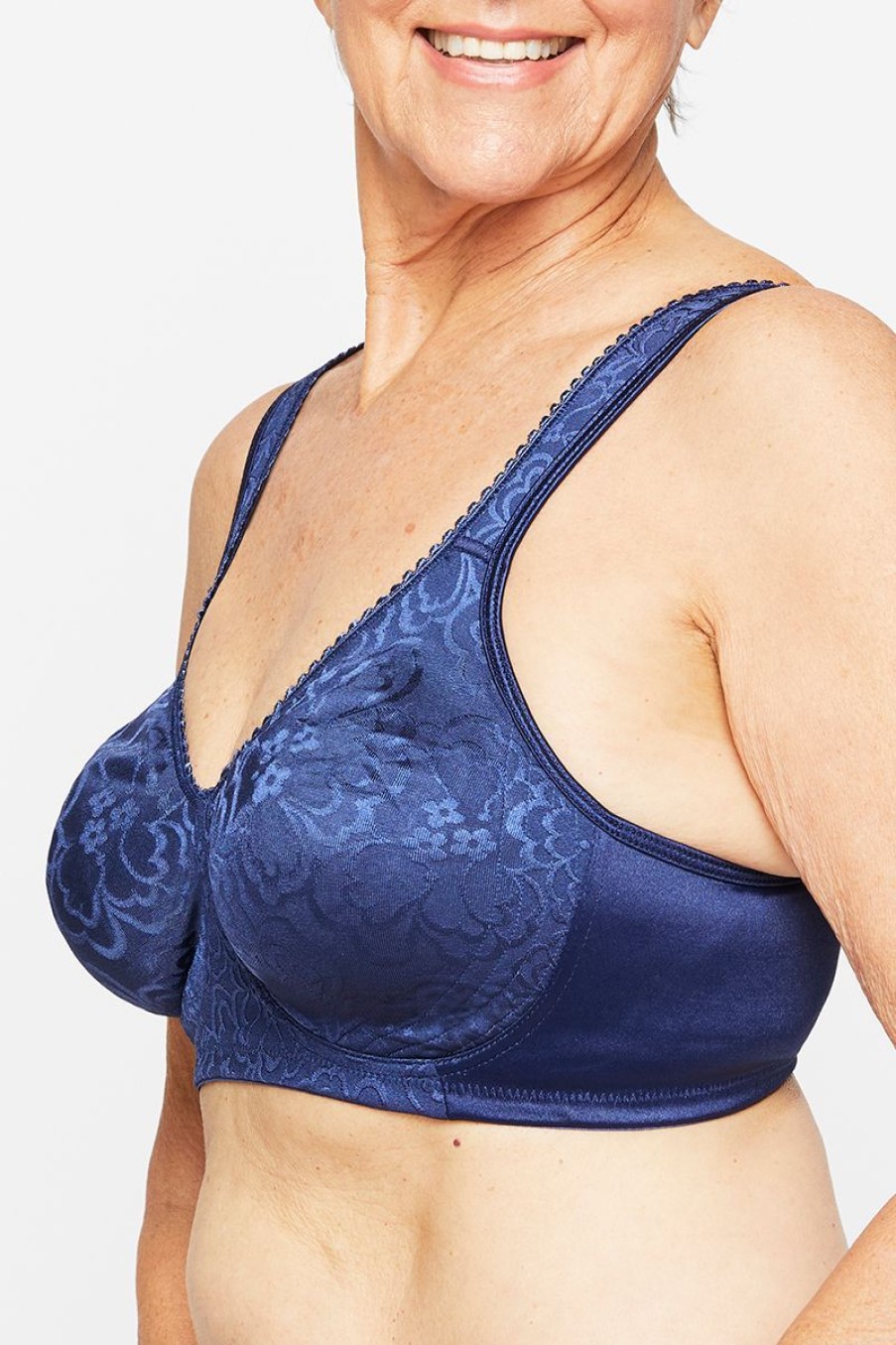 Curves Playtex | Playtex Ultimate Lift And Support Bra Blue Velvet