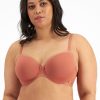 Bras Because | Because Lightly Lined Contour Bra Rose Ochre