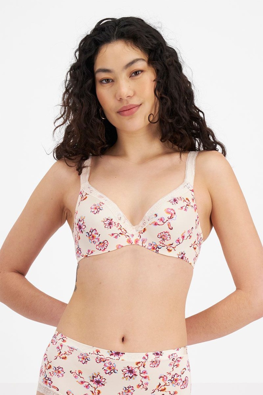 Bras Barely There | Barely There Luxe Contour Bra Floral Etch