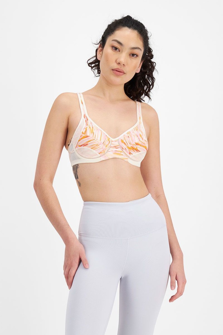 Bras Electrify | Electrify Underwire Bra Seismic Shift Snow Blossom