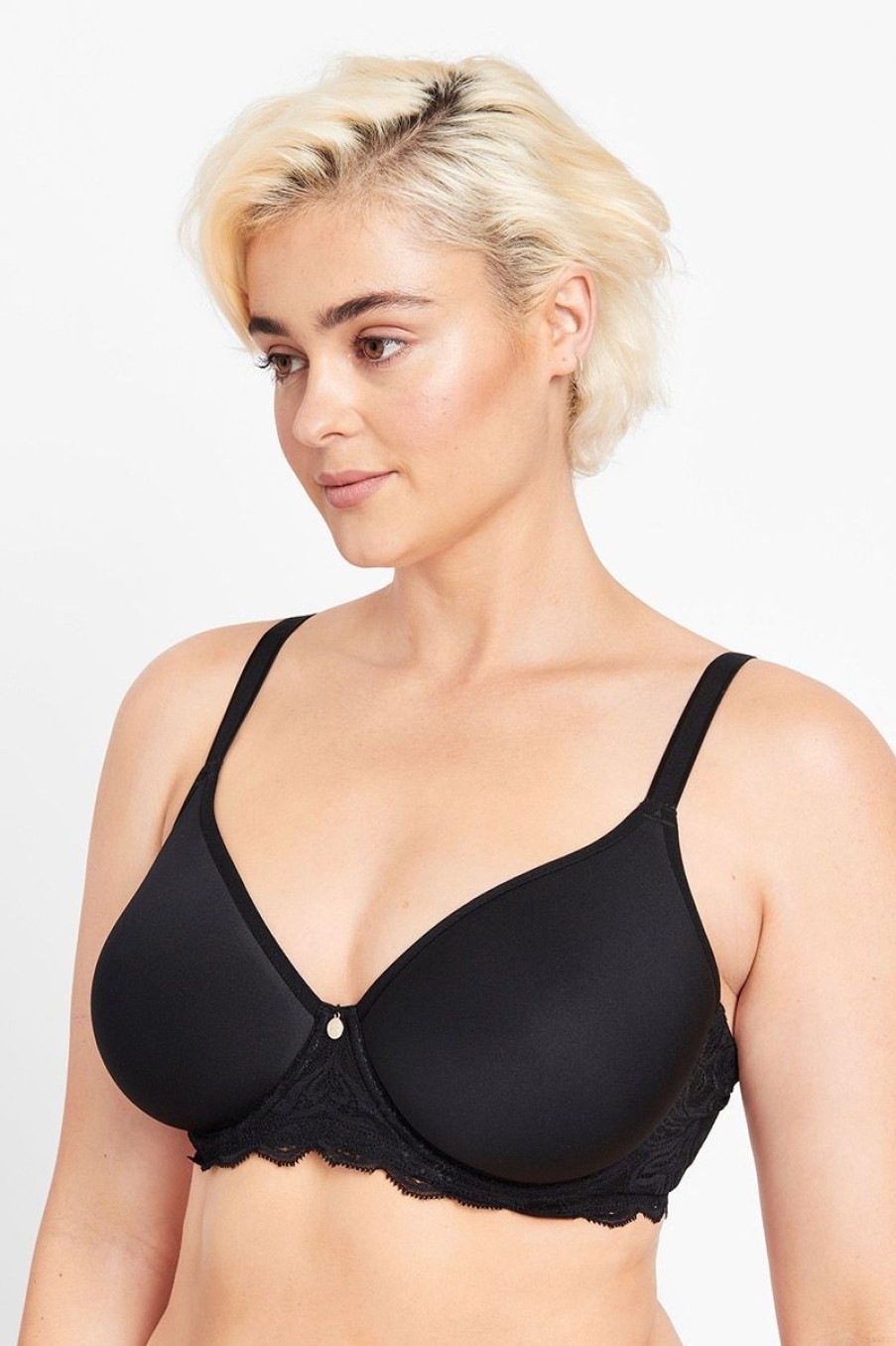 Curves Lift & Shape | Lift & Shape T-Shirt Spacer Bra Black