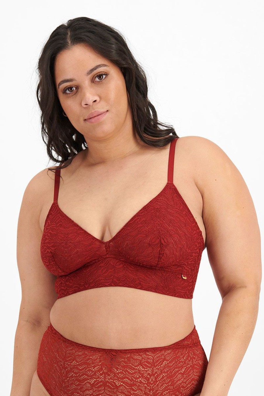 Curves Because | Because Lightweight Bralette Poison Apple