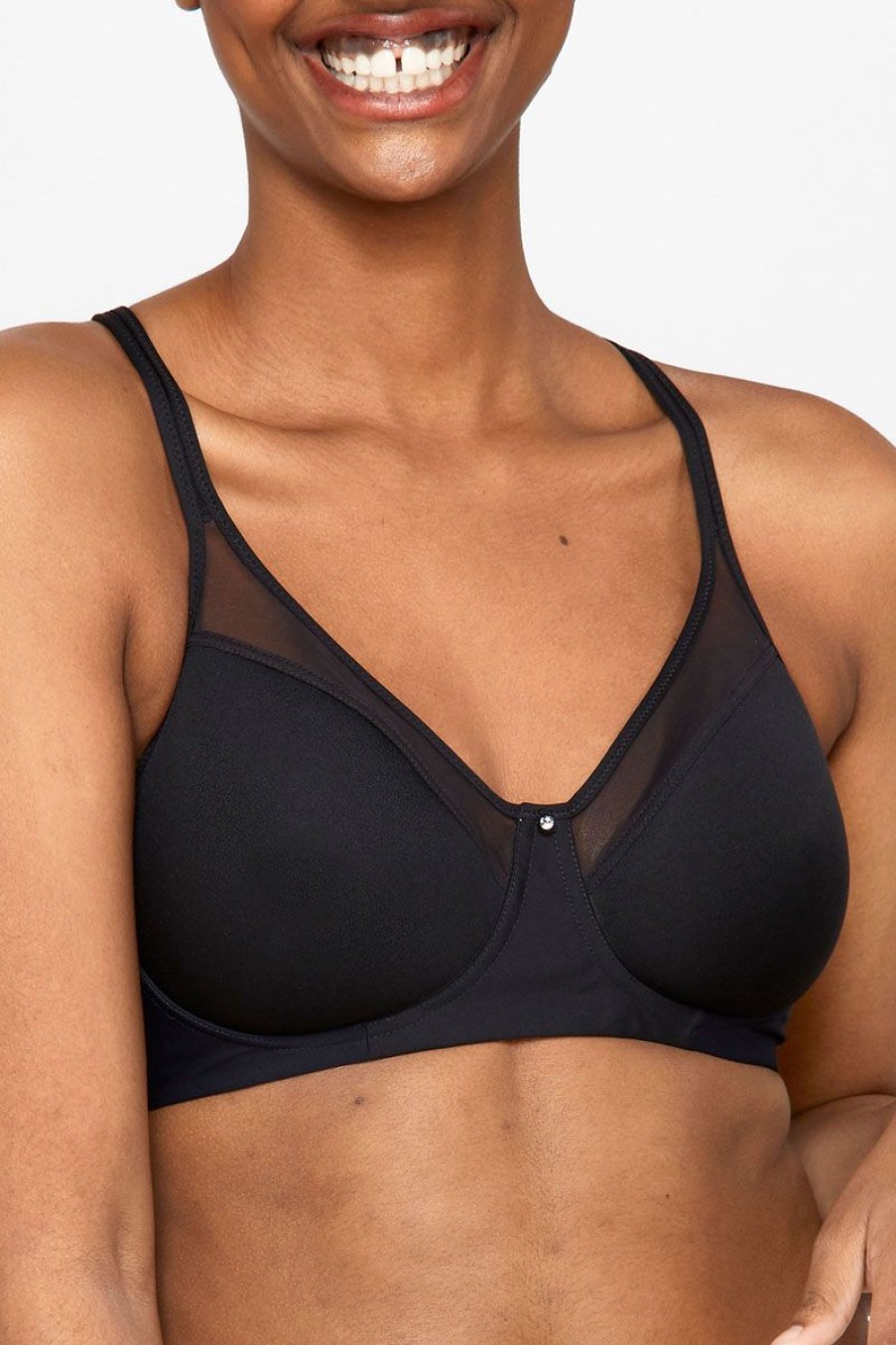 Bras Playtex | Playtex Ultralight Wirefree Bra Black